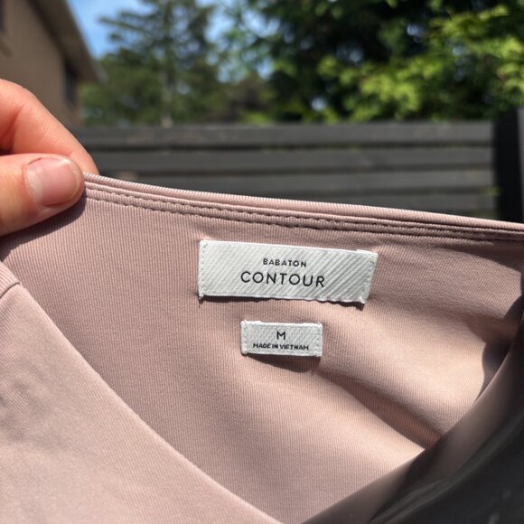 Babaton/Aritzia Contour Dusty Rose T-shirt Bodysuit - Picture 3 of 3